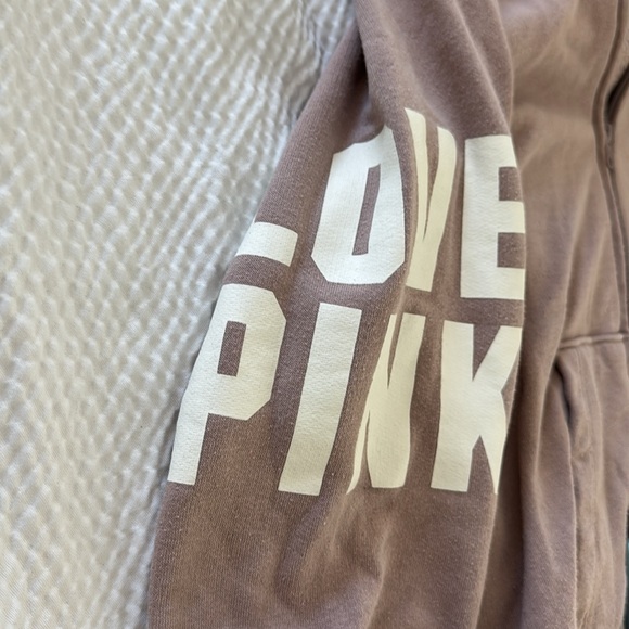 Pink full zippered hoodie - Picture 5 of 5